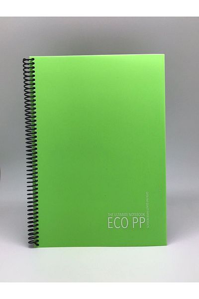 Gıpta Eco Pp Spiral Pp Cover Notebook A4 60 coli pătrate