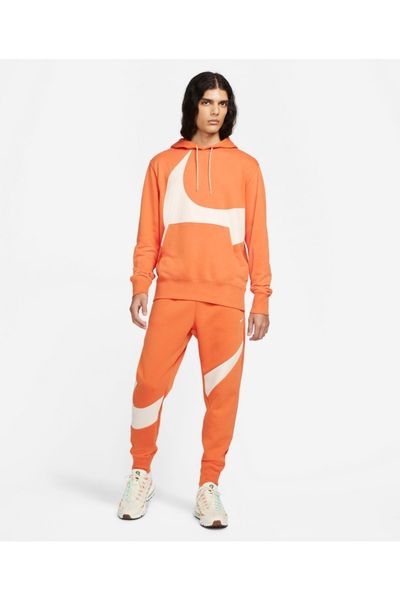 Nike Men's Fleece Sportswear Hoodie - BV2654-808 - Orange