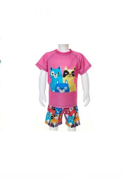 Dragora Double Children's Swimsuit Set, Sea, Beach, Pool, Shorts, Jumpsuit