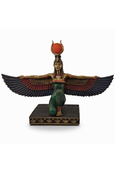 Dekoromi Dekoratif Isis Şamdan Heykel Biblo