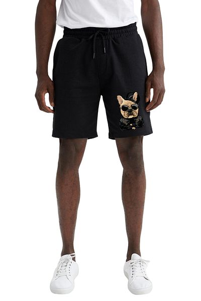 BENROMA Σορτς Unisex με στάμπα