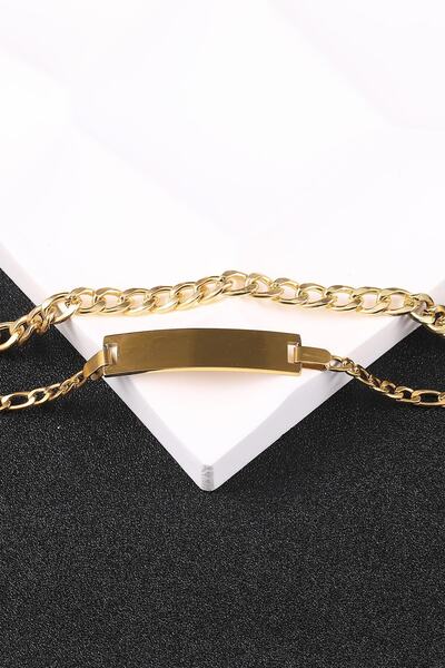 Bluem Copy - Stainless Steel Women's Bracelet Chain Set - Imported Non-Tarnish Steel