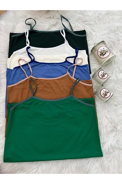EBRULİ BUTİK06 5-Piece Women's Athlete Ribbed