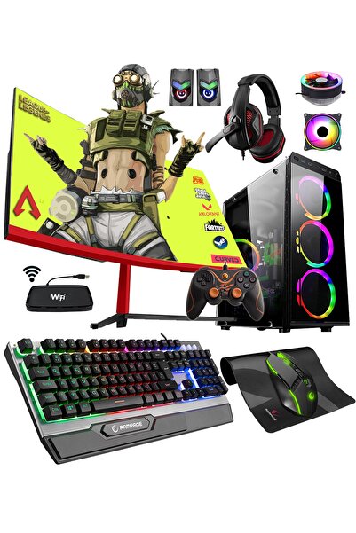 Zeiron Amx15 Ryzen 5 3600 8gb 120gb+1tb Rx550 27" Curved Oyuncu Masaüstü Bilg...