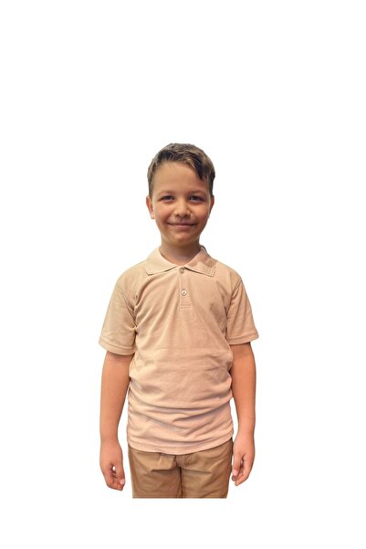 BLUEMOOR Unisex Children's Polo Neck Short Sleeve School T-shirt