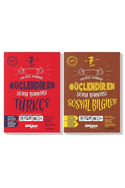 Ankara Yayıncılık Ankara 7. Sınıf Türkçe Sosyal Güçlendiren Soru Bankası Seti...