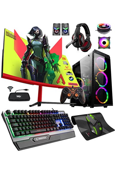 Zeiron Amx30 Ryzen 5 3600 8gb 120gb Ssd+500gb Hdd Rx550 23.8" Oyuncu Masaüstü...