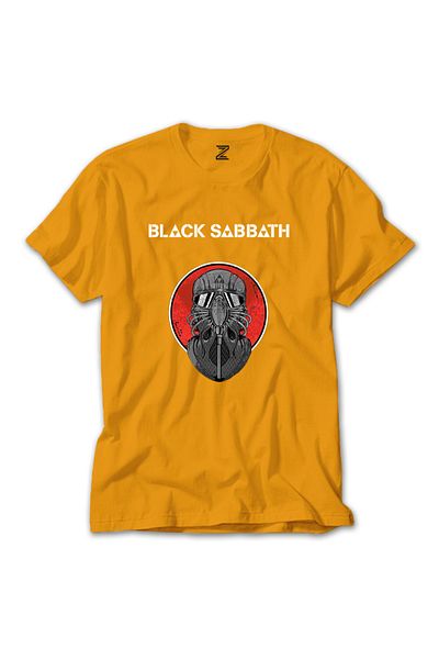 Z zepplin Μαύρο κίτρινο T-shirt Sabbath Pilot