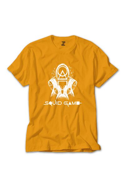 Z zepplin Κίτρινο T-shirt Squid Game Staff Team