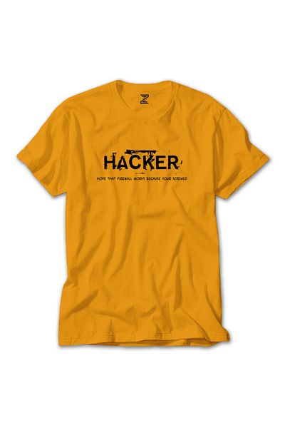 Z zepplin Κίτρινο μπλουζάκι Hacker Friwall