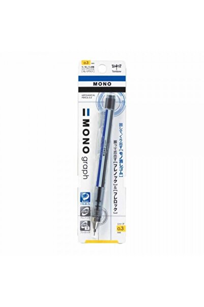 Tombow : Mono Graph Mekanik Blisterli Kurşun Kalem : 0,3 Mm : Çizgili