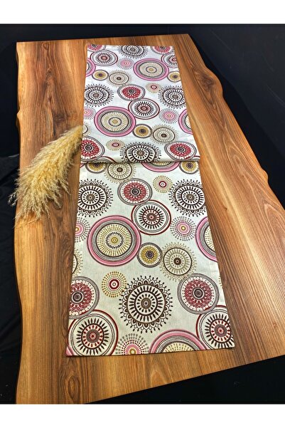 Biz Class Ethnic Pattern Pink-brown Runner Ranir