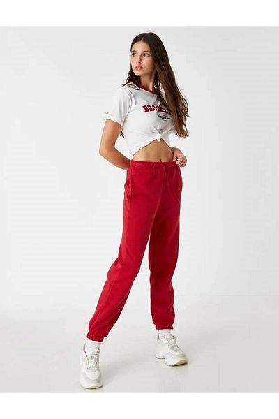 Koton Jogginghose - Bordeaux - Jogger