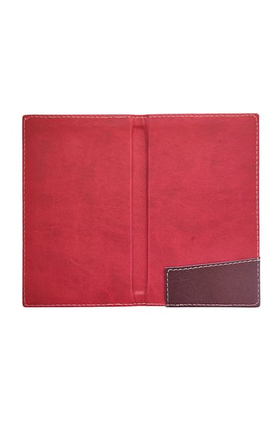 ankara menü (1 Piece) Leather Account Pad Box, Change, Single Pocket for Ticket, Color Options