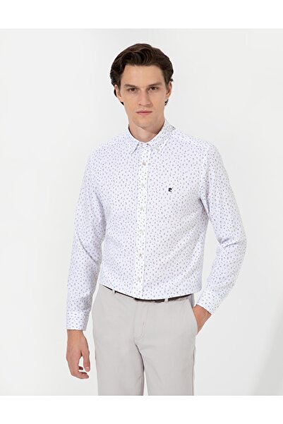 Pierre Cardin White Slim Fit Shirt