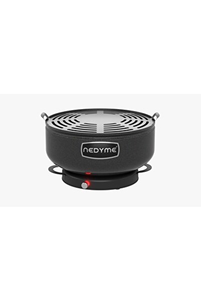 Nedyme Dumansız Kömürlü Barbekü - Mangal (siyah ++)