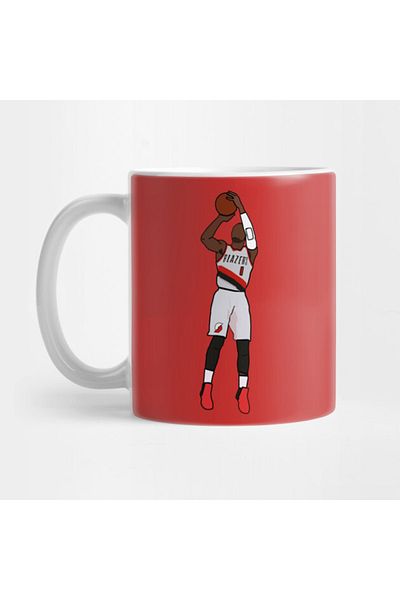 Pixxa كوب Damian Lillard Nba Portland Trailblazers