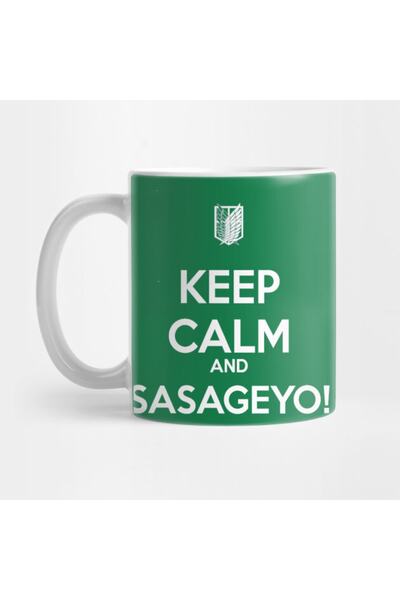 Pixxa Keep Calm And Sasageyo! Kupa Bardak