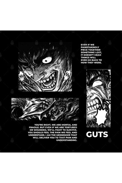 Pixxa Berserk - كوب Guts Words