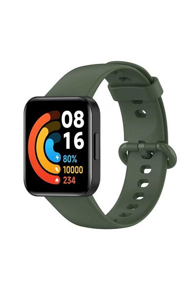 Nezih Case سوار/حزام من السيليكون الناعم المتوافق مع ساعة Xiaomi Redmi Watch 2 Lite