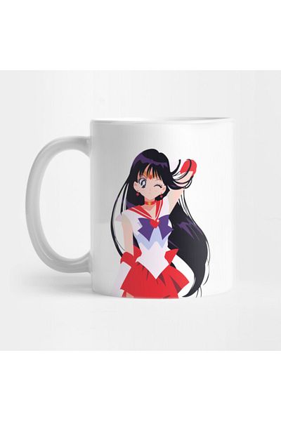 Pixxa Sailor Mars Posing Printed Mug