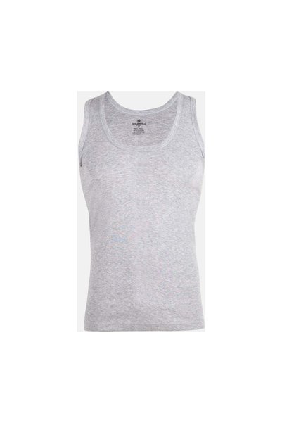 Ceylanoğlu Ribana Men's Undershirt 023 (2 Pack) - Gray - S