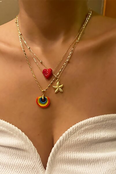 Liveyn Design Üçlü Kolye Kombini