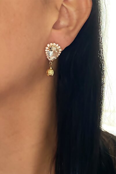 Liveyn Design أقراط السهرة الأنيقة ذات المظهر الماسي