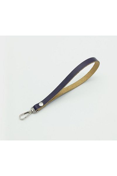angel çanta aksesuar Piele naturală de culoare violet cu metal argintiu