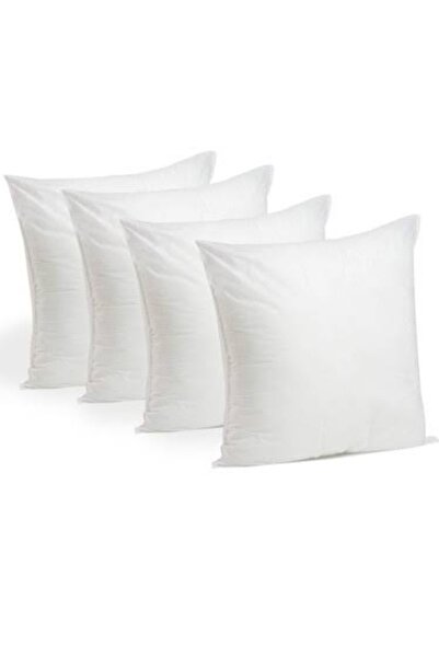 Özışık Ev Tekstili Σετ 4 Λευκών Εσωτερικών Μαξιλαριών Διακοσμητικών Μαξιλαριώ...