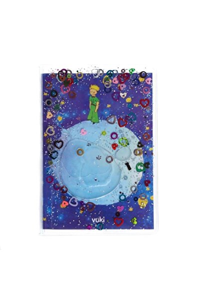 hediye butik Küçük Prens Simli Ve Sulu Kapaklı Rengarenk Sayfalı Defter