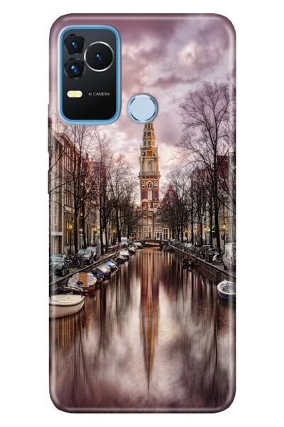 omix X400 Kılıf Silikon Moderna Desenli Amsterdam