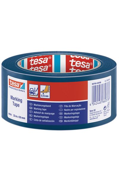 Tesa Pointing Tape Location Marking Blue 33x50 60760-00098-15