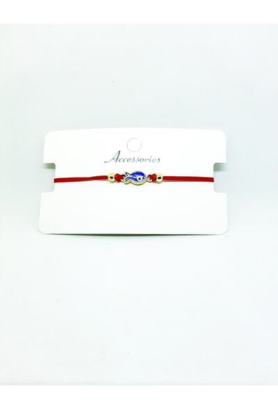 Kusakli Fish Figured Back Adjustable Rope Bracelet