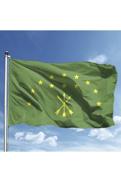 ÇELİKONLİNE Adige Çerkez Bayrağı Bayrağı 70x105 Cm