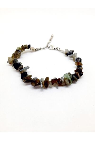 Kusakli سوار قابل للتعديل من الحجر الطبيعي المكسور من لابرادوريت