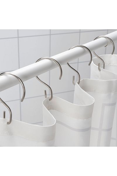 GVG Shower Curtain Hook Ring Ikea 12 Pieces A Quality Stainless Steel