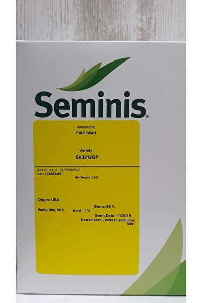 Seminis Çalı Fasulye Tohumu Yeni Sofia 2kg (pole Bean)