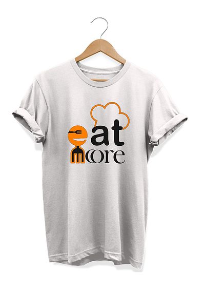 remonz Σειρά Food Eat More Μπλουζάκι με στάμπα 100% βαμβακερό μεγάλο μέγεθος