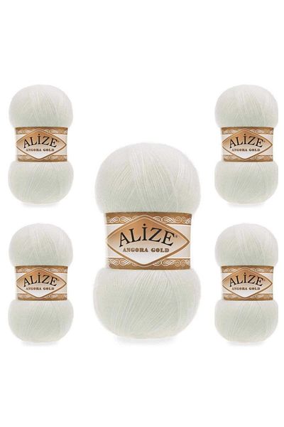 Alize Ayzen Home Angora Χειροποίητο Πλεκτό Σχοινί 5 Συσκευασία