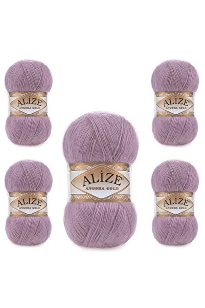 Alize Ayzen Home Angora Gold Hand Knitting Yarn 5 Pack