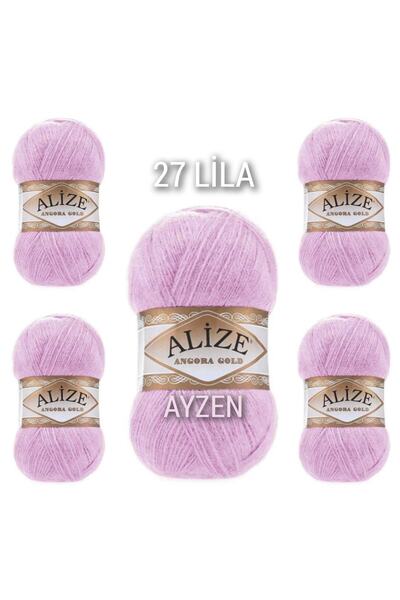 Alize Ayzen Home Angora Gold pređa za ručno pletenje, pakovanje od 5 komada