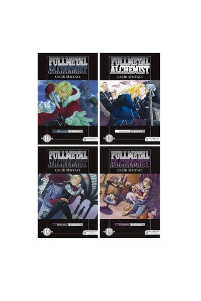 Akıl Çelen Kitaplar Fullmetal Alchemist 16-17-18-19. Ciltler Manga Seti
