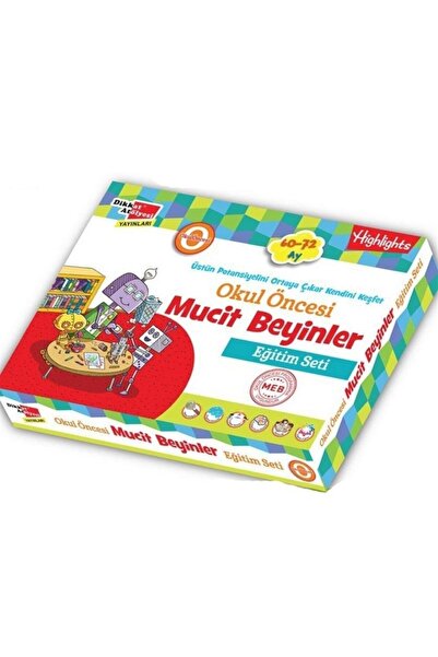 Dikkat Atölyesi Yayınları Okul Öncesi Mucit Beyinler Eğitim Seti 60-72 Ay