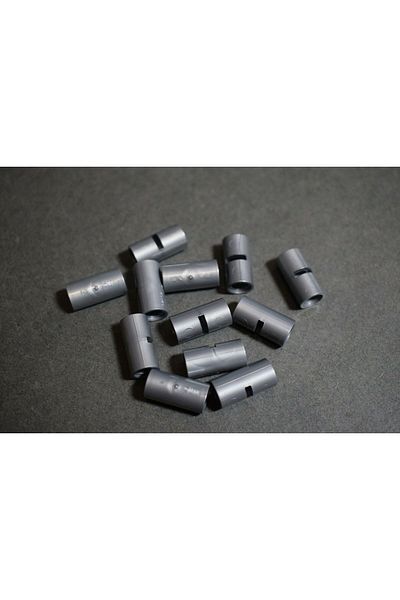 LEGO Original Technic Moc Custom Pin Connector Round 2l Silver 2 Pieces to Send