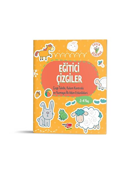 Dikkat Atölyesi Yayınları Evde Etkinlik 2 Li Set Eğitici Çizgiler-Mantıksal D...