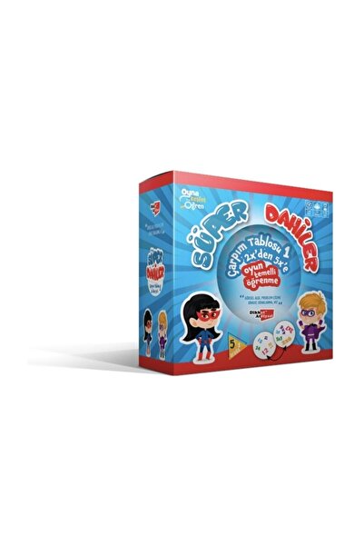 Dikkat Atölyesi Yayınları Süper Dahiler Çarpım Tablosu 1 (2x'den 5x'e)