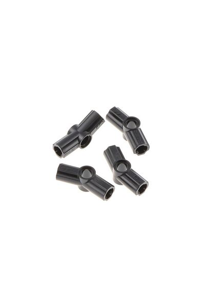 LEGO Original Technic Moc Custom Axle Connector Angled # 3 Fittings Black 4 Pcs to Send