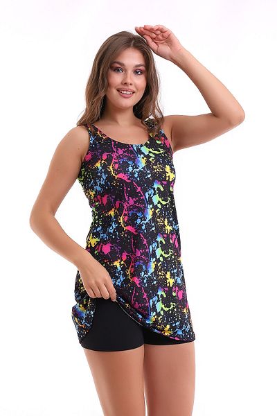 Aykum Mayo Dress Shorts Swimsuit