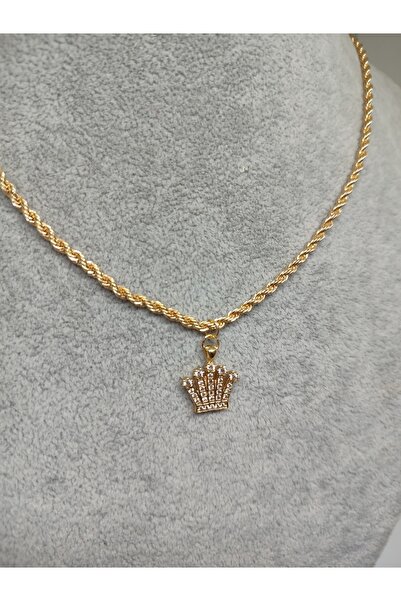 CASELN Unisex Zirkon Taş Burgu Zincir Kolye